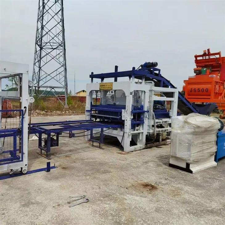 PhilippinesSolid Brick Automatic Concrete Cement Block Making Machine