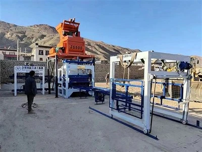 Máy gạch màu thủy lực